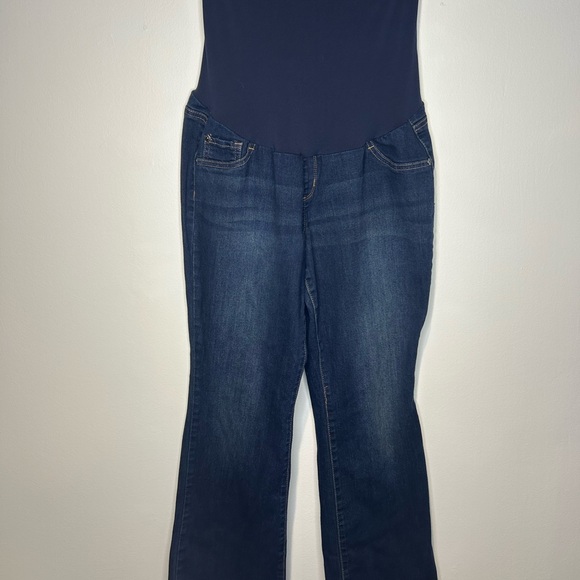 Indigo Blue Maternity Bootcut Jeans Size PXL - Picture 1 of 3